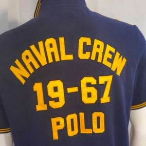 NWT Ralph Lauren Naval Letterman Classic Polo